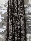 INTO THE EAST 25 Autumn and Winter Silk and Linen Totem Suspender Skirt ITE-E1DGSS012CF21DS-KA Brown